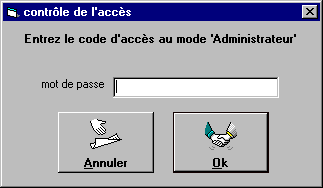 protection de l'accs au mode Administrateur