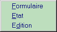 vocabulaire des sous-menus